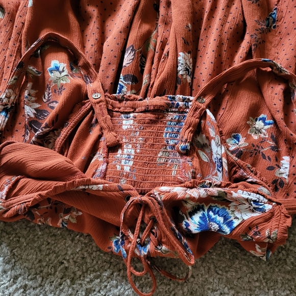 Autumn flowers dress - Picture 5 of 7